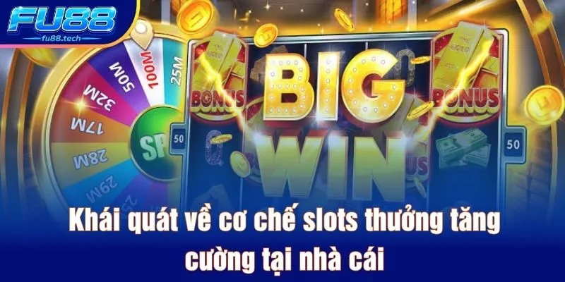 Khái quát về cơ chế slots thưởng tăng cường tại nhà cái